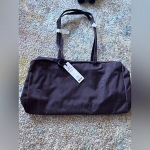 Baggu bowler bag chocolate plum